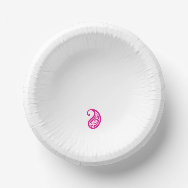 A circular logo featuring a heart symbol, embodyin paper plate (Front)