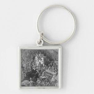 A City Thoroughfare Key Ring