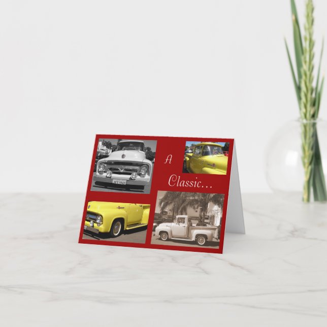 A Classic... (belated Father's Day card) Card (Front)