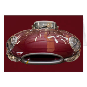 A classic Jaguar E-Type from 1961