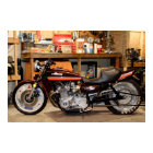 A Classic Kawasaki 1974 Z1 Modified Drag Bike