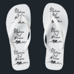 A Classic Matron of Honour   Jandals<br><div class="desc">Matron of Honour apparel,  gifts and jewellery for brides.</div>