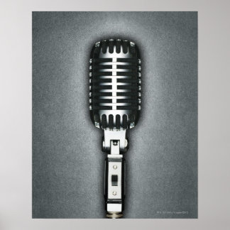 A Classic microphone Poster
