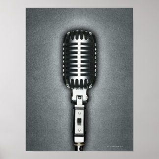 A Classic microphone Poster