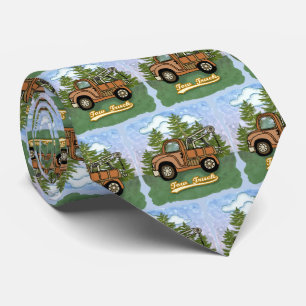 A Classic Old Tow Truck Tie
