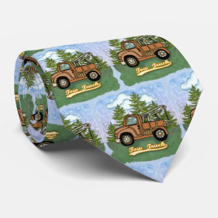 A Classic Old Tow Truck Tie