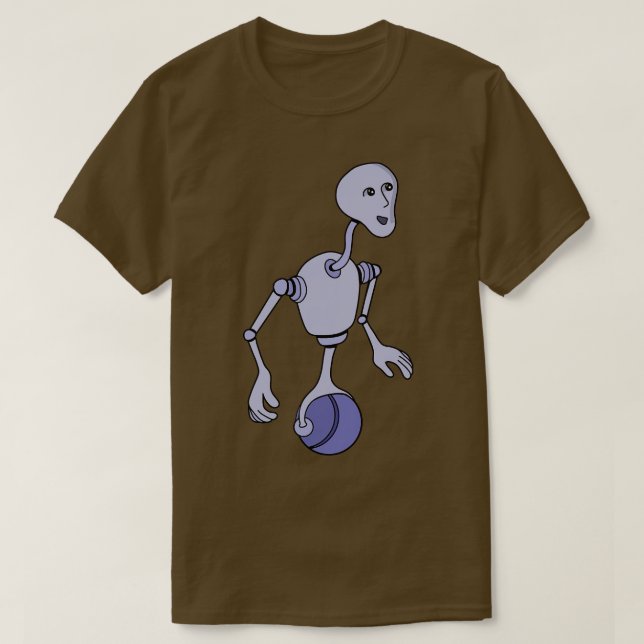 A classic robot T-Shirt (Design Front)