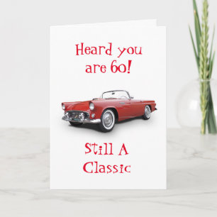 ****A CLASSIC TURNS 60**** HAPPY BIRTHDAY CARD