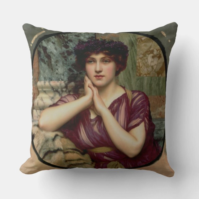 A Classical Beauty, 1901 (oil on canvas) Cushion (Front)