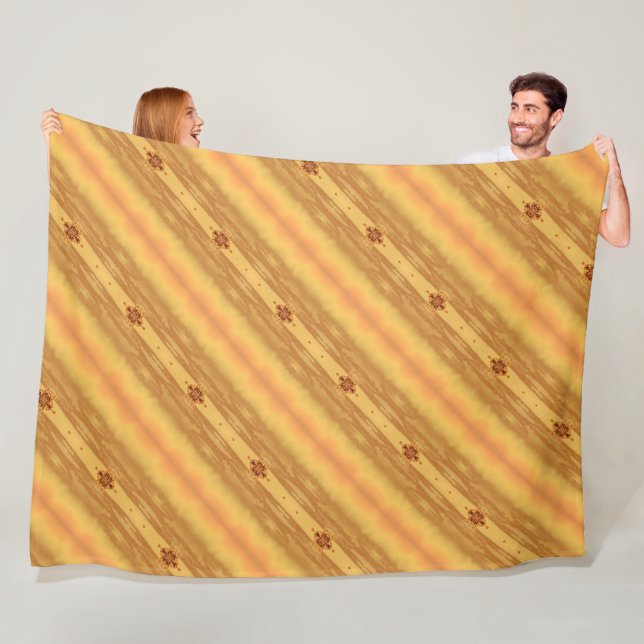 A Classy Copper Coloured Car Fleece Blanket (In Situ)