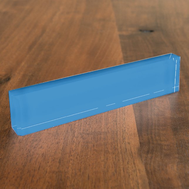 A clear blue sky with no clouds fills the entire f nameplate (Side)