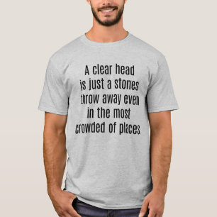 A Clear Head Men's Basic T-Shirt