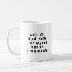 A Clear Head Mug