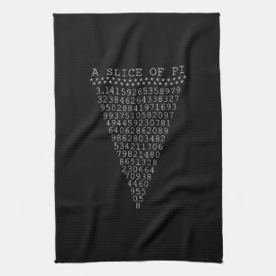 A Clever Slice of Pi Tea Towel