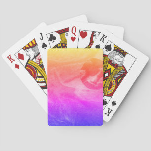 A close up view of fantasy worlds and their moons playing cards