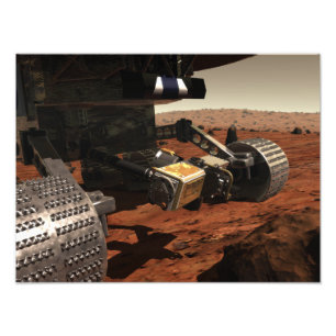 A close-up view of the arm on NASA's Mars Photo Print
