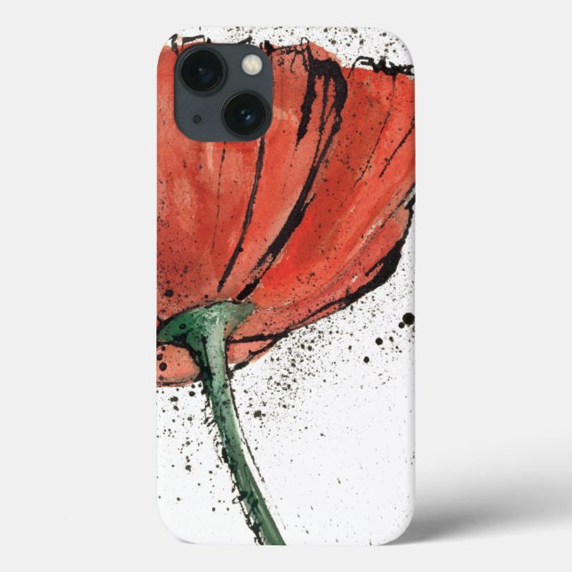 A Closed Flower on a White Background Case-Mate iPhone Case (Back)