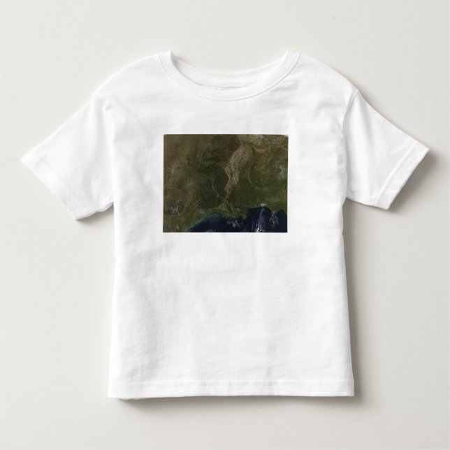 A cloud-free view of the southern United States Toddler T-Shirt (Front)