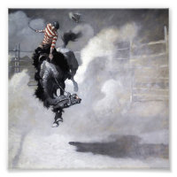 “A Cloud of Dust” Western Art by NC Wyeth