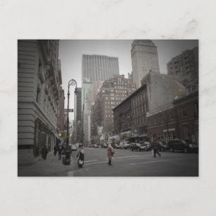 A Cloudy Day on the Upper East Side Postcard
