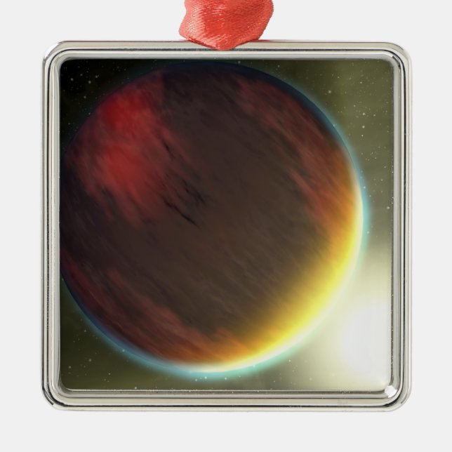 A cloudy Jupiter-like planet that orbits Metal Tree Decoration (Front)