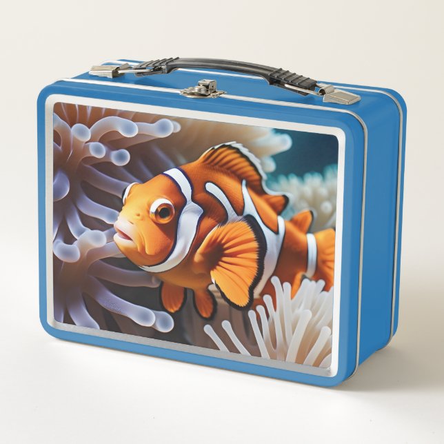 A Clown Fish  Metal Lunch Box (Front)