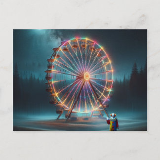 A Clown Welcomes Postcard