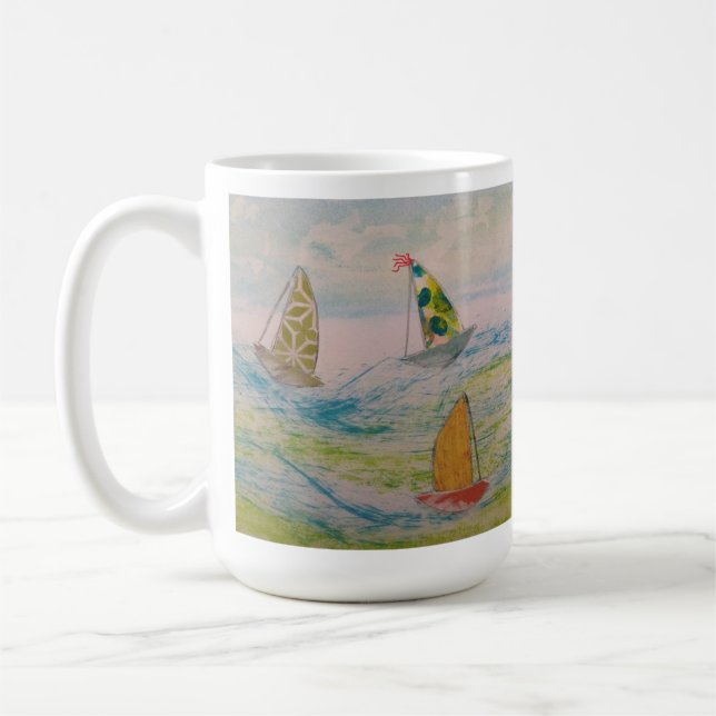 A Clown's Hat Sail  Coffee Mug (Left)