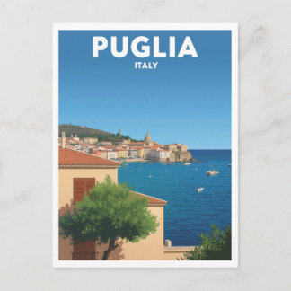 A Coastal Drive Through Puglia Postcard