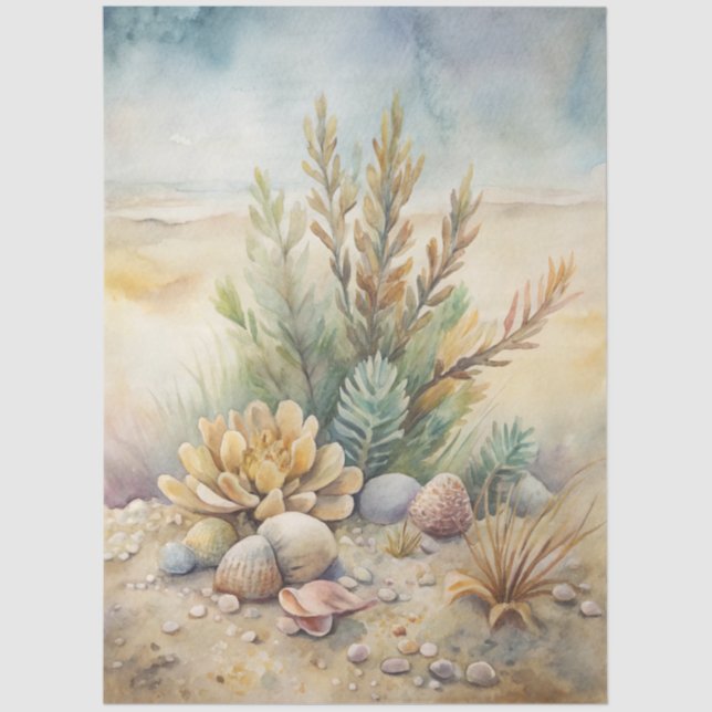 A Coastal Series Design 35 Tissue Paper (Front)