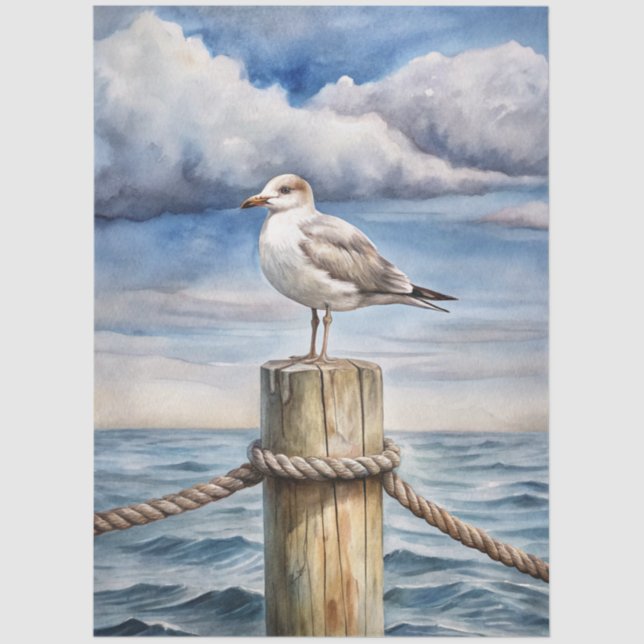 A Coastal Series Design 38 Tissue Paper (Front)