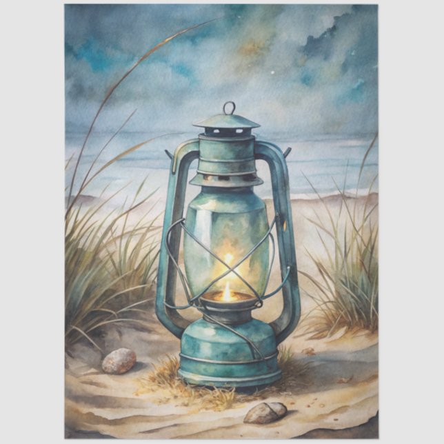 A Coastal Series Design 3 Tissue Paper (Front)