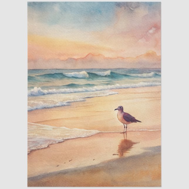 A Coastal Series Design 75 Tissue Paper (Front)