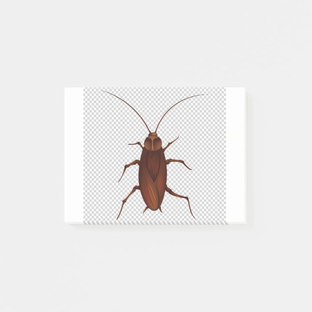 A cockroach post-it notes (Front)