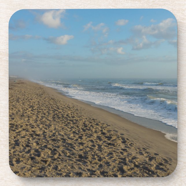 A Cocoa Beach Morning Coaster (Front)