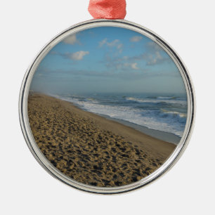 A Cocoa Beach Morning Metal Tree Decoration