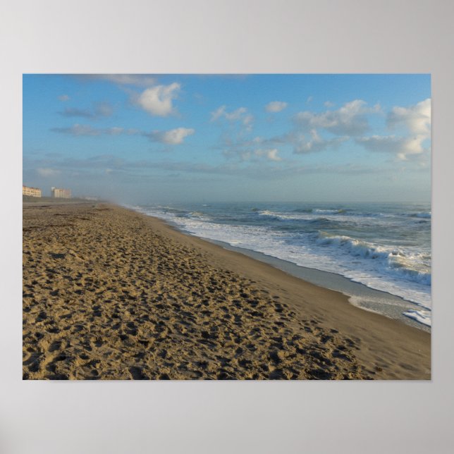 A Cocoa Beach Morning Poster (Front)