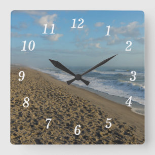 A Cocoa Beach Morning Wall Clock
