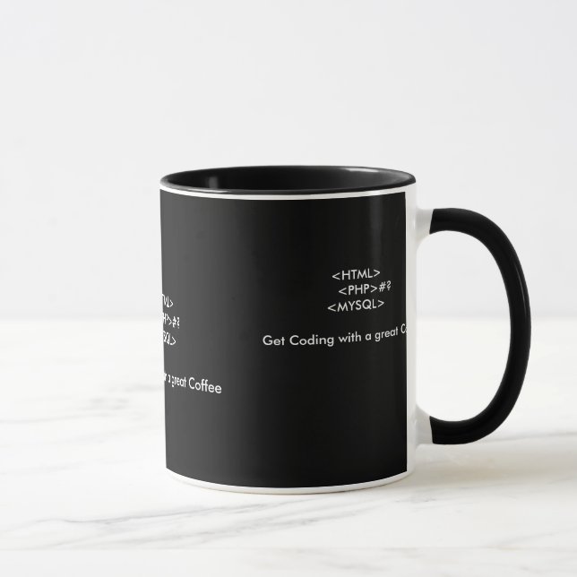 A coffee cup for Web developers (Right)