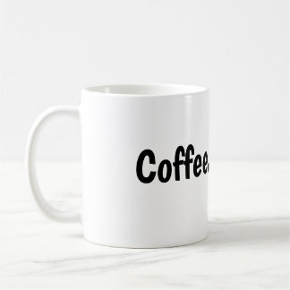 A coffee mug that may not include coffee.