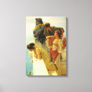 A Coign Of Vantage by Sir Lawrence Alma-Tadema Canvas Print