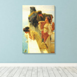A Coign Of Vantage by Sir Lawrence Alma-Tadema Canvas Print