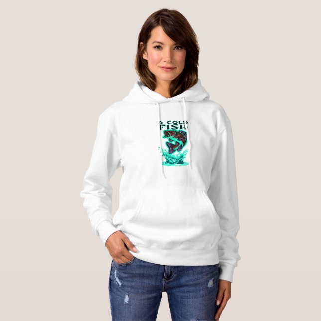 a cold fish  hoodie (Front Full)
