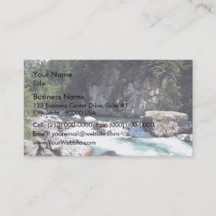 A cold mountain creek business card