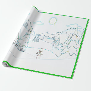 A Cold Winters Day - Wrapping Paper