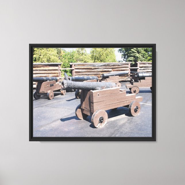 A Collection of Cannons Canvas Print (Front)