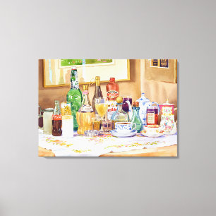 A Collection of Drinks Canvas Print