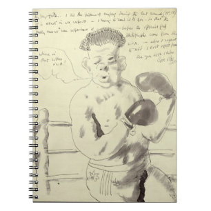 A Collection of Eight Illustrated Letters to his F Spiral Notebook