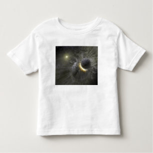 A collision between massive objects in space toddler T-Shirt