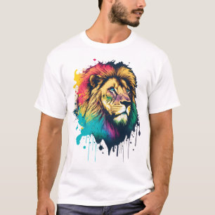 A Colorful Lion T-Shirt